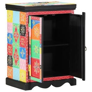 vidaXL Wandtafel met plank met opslag Multikleur 50 x 30 x 70 cm