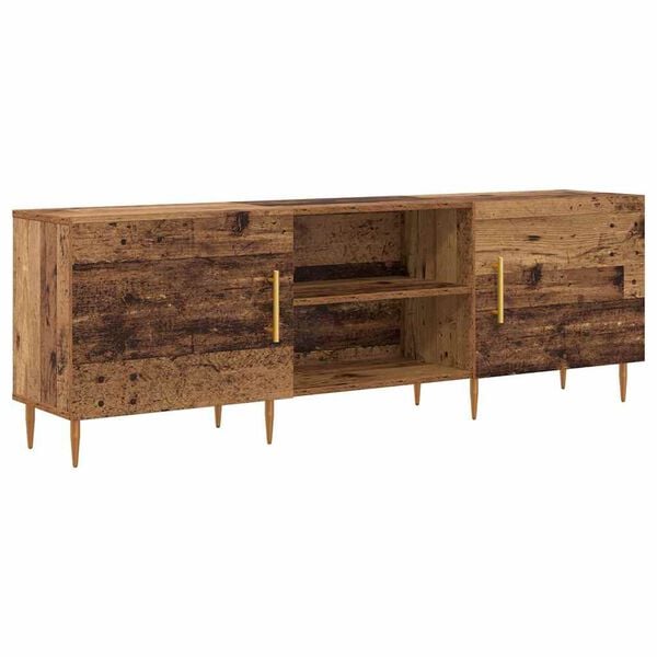 vidaXL TV-kast Oud hout 150 x 30 x 50 cm Bewerkt hout