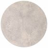 vidaXL Binnen kleed GALATI Beige &Oslash; 200 CM Polyester