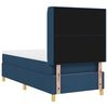 vidaXL Boxspringbed met matras met hoofdeinde Blauw 140 x 200 cm Stof