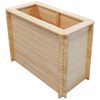 vidaXL Plantenbak verhoogd 100x50x80 cm 19 mm grenenhout