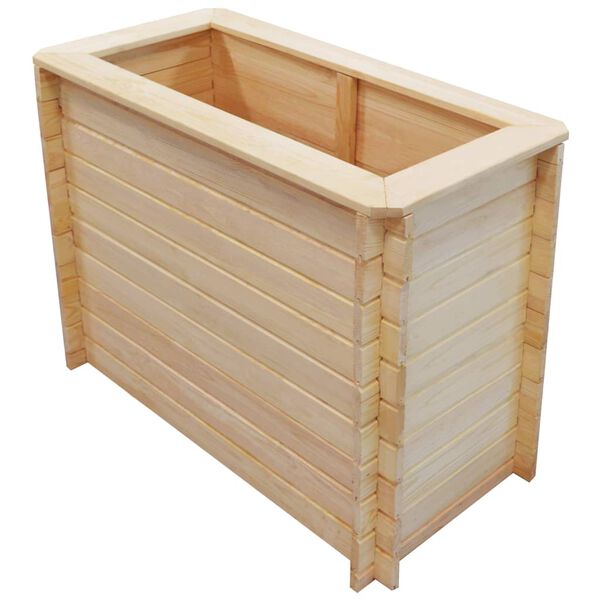vidaXL Plantenbak verhoogd 100x50x80 cm 19 mm grenenhout