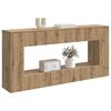 vidaXL Wandtafel Artisan Eik 155 x 29 x 74 cm Geconstrueerd hout