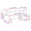 vidaXL Salontafel with Drawer artisanaal eikenkleurig 100 x 51 x 45 cm