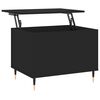 vidaXL Salontafel 60x44,5x45 cm bewerkt hout zwart