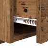 vidaXL Nachtkastje 2 pcs Oudhout 50 x 32,5 x 80cm Bewerkt hout