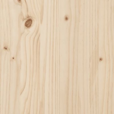 vidaXL 10-delige Loungeset met kussens massief hout