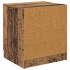 vidaXL Nachtkastje met lade 2 pcs Oudhout 45 x 39 x 50cm Bewerkt hout