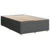 vidaXL Bedframe zonder matras 120x200 cm stof donkergrijs