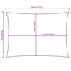 vidaXL Zonnescherm rechthoekig 2,5x4,5 m oxford stof terracottakleurig
