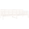 vidaXL Slaapbank massief grenenhout wit 80x200 cm