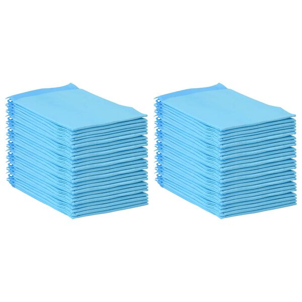 vidaXL Trainingspad voor Huisdieren 50 pcs Blauw en Wit 60 x 60 cm