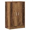 vidaXL Schoenenkast 60x35x92 cm bewerkt hout oud houtkleurig