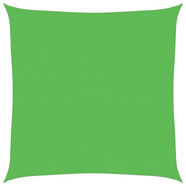vidaXL Zonnezeil 160 g/m² 4x4 m HDPE lichtgroen