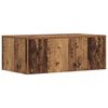 vidaXL Wandbureau Wandgemonteerd Oud Hout 80 x 45 x 30 cm Bewerkt hout