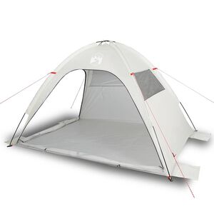 vidaXL Strandtent waterdicht grijs