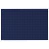 vidaXL Verzwaringsdeken 122x183 cm 5 kg stof blauw