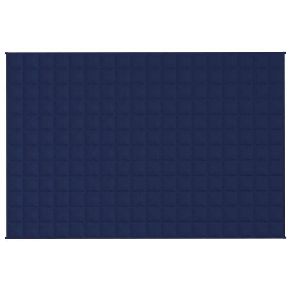 vidaXL Verzwaringsdeken 122x183 cm 5 kg stof blauw