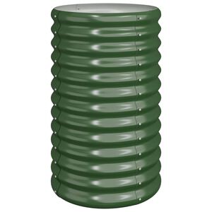 vidaXL Plantenbak 40x40x68 cm gegalvaniseerd staal groen