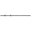 vidaXL Ophangset voor minischuifdeur 122 cm koolstofstaal