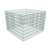 vidaXL Compostbak vierkant 100x100x70 cm mesh