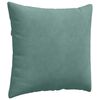 vidaXL Sofa Kussens 2 stuks Zeegroen 45 x 45 cm Cordstof