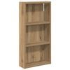 vidaXL Badkamer wandkast Ambachtelijk eiken 30 x 10 x 60,5 cm