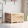 vidaXL Palletopzetranden 3 st 100x100 cm massief grenenhout