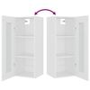 vidaXL Wandkast 34,5x34x90 cm wit