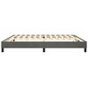 vidaXL Boxspring bed 200x200 cm fluweel donkergrijs