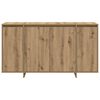 vidaXL Dressoir Artisan Eiken 135 x 41 x 75 cm Bewerkt hout