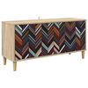 vidaXL Tv-meubel OMMEN 102 x 33 x 50 cm Sonoma Bewerkt hout