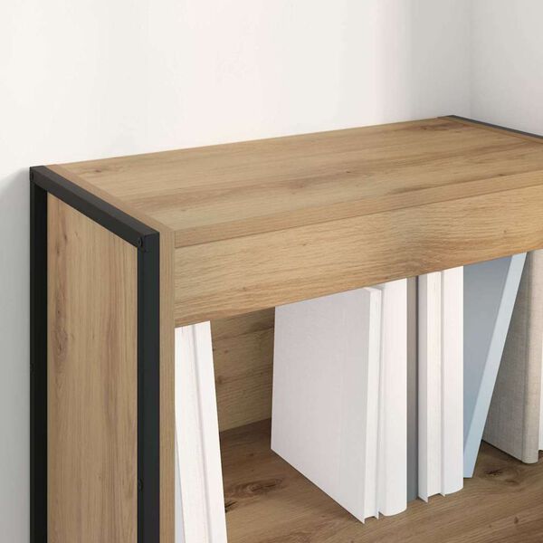 vidaXL Boekenkast Ambachtelijk eiken 80 x 30 x 155 cm Bewerkt hout