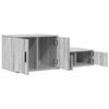 vidaXL Opbergkast 2 pcs Grijs Sonoma 127 x 41 x 40 cm Bewerkt hout