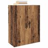 vidaXL Wandkast Wandgemonteerd Oudhout 69,5 x 34 x 90 cm Bewerkt hout