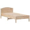vidaXL Bedframe zonder matras massief grenenhout 100x200 cm