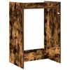 vidaXL Wasmachinekast Gerookt eiken 67,5 x 48 x 97 cm Bewerkt hout