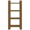 vidaXL Boekenkast/kamerscherm 60x35x125 cm massief hout honingbruin