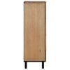 vidaXL Hoge kast 60x33x100 cm massief mango bruin