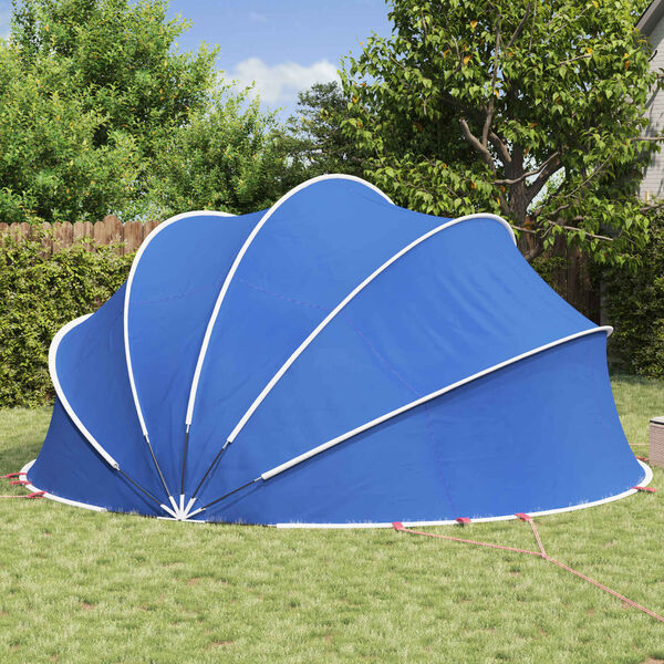 vidaXL Pooldome Groen 500 x 500 x 236 cm 185T polyester met PU-coating