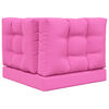 vidaXL Buiten bankkussen 3 pcs Roze Polyester