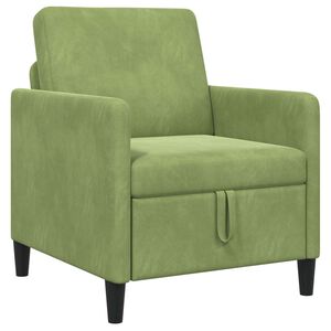 vidaXL Bank met opslag Lichtgroen 72 x 78 x 87 cm Polyester