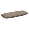 vidaXL Rugkussen Taupe 140 x 50 cm Microvezel Stof