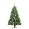 vidaXL Kunstmatige Inklapbare Kerstboom Groen 120 cm PVC en Metaal