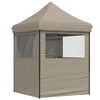 vidaXL Partytent Taupe 200 x 200 x 306 cm Oxford Stof