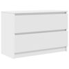 vidaXL Tv-meubel 80x35x54 cm spaanplaat wit