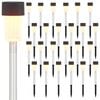 vidaXL Buitenzonne-lampen met grondpin 24 pcs Warmwit 29,5 cm