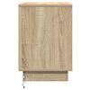 vidaXL Nachtkastje 2 pcs Sonoma eiken 39 x 34.5 x 50 cm Bewerkt hout