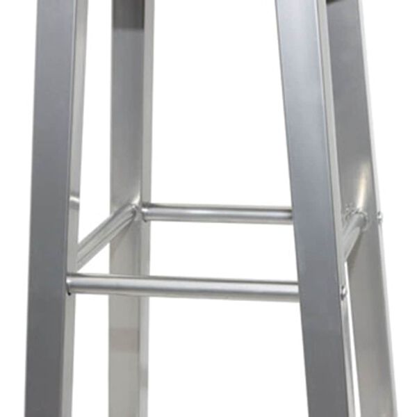 vidaXL Barkrukken 4 st MDF bruin en zilver