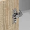 vidaXL Hangkast Sonoma Eik en Wit 57 x 57 x 100 cm Bewerkt hout